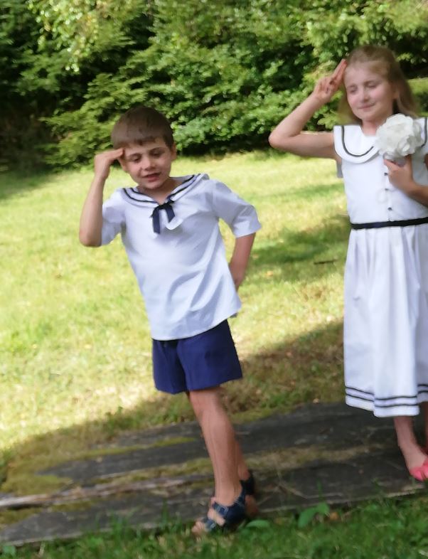 Les enfants d'honneur de Fifi au jardin Mariages_i2123