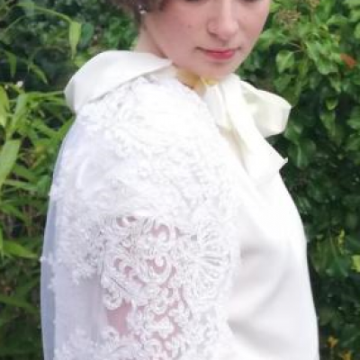 mariage robe Années Folles Fifi au jardin (2)