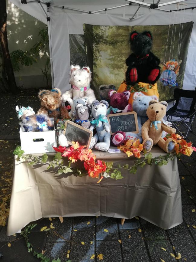 Fifi au jardin au Marché des Créateurs et de l'Artisanat