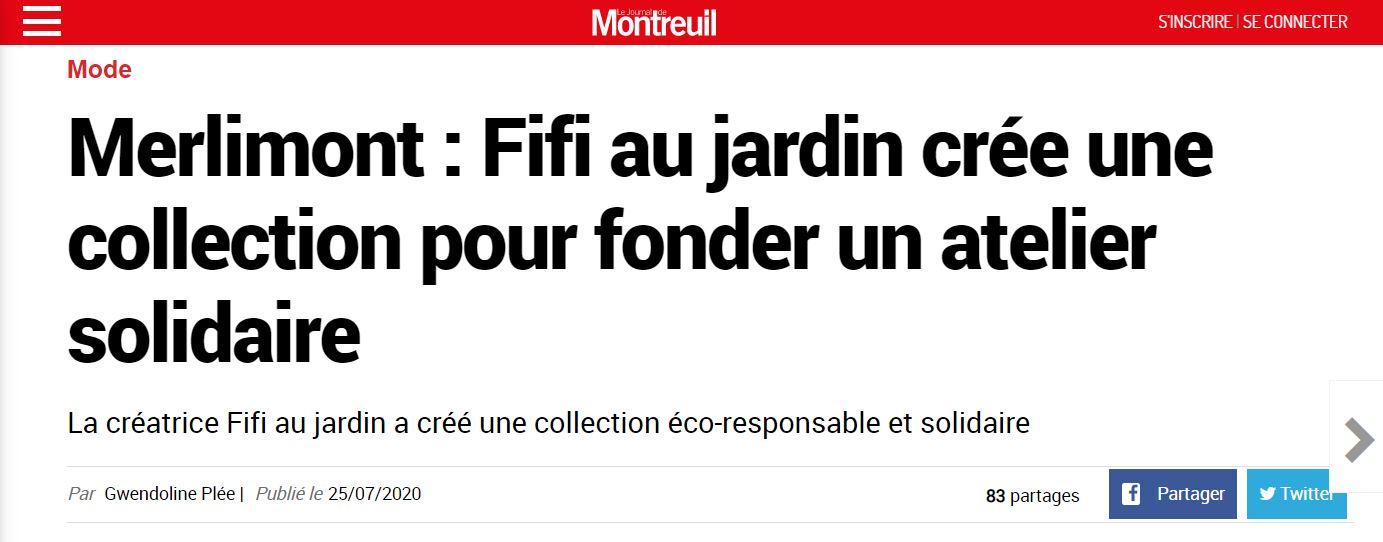 Article journal de montreuil pr la creation de la collection fifi au jardin un grand vent de fleurs 25072020