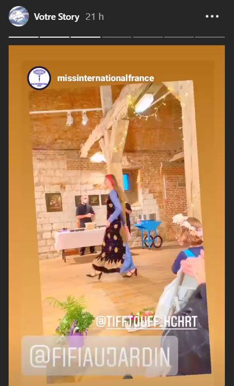 Backstage du defile de la collection sur la story fifi au jardin collection un grand vent de fleurs i0