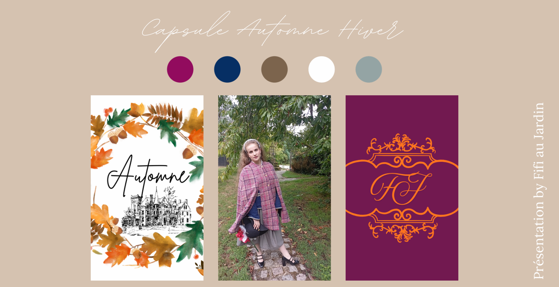 Collection capsule automne hiver fifi au jardin lookbook visuel1