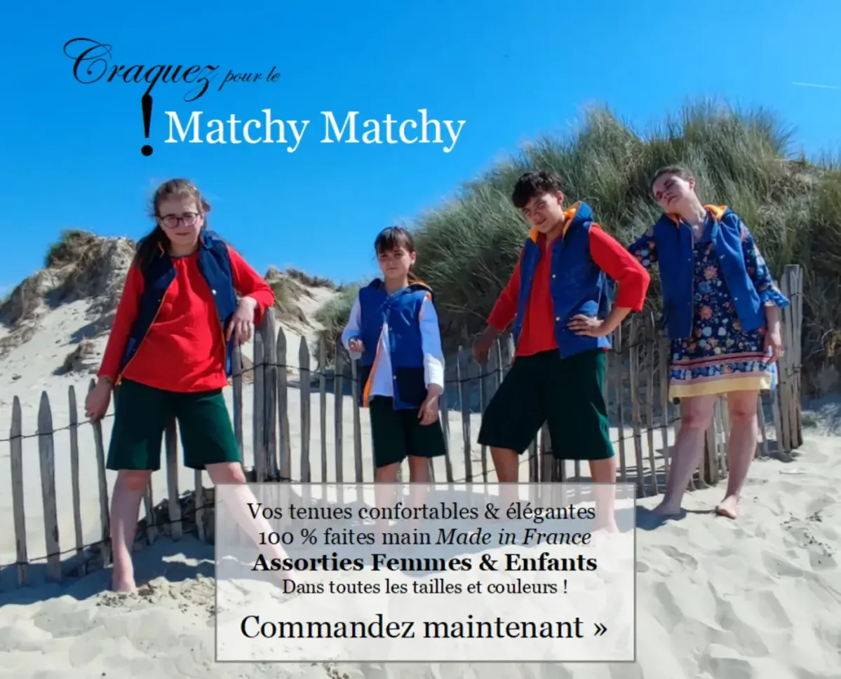 Craquez pour le matchy matchy bandeau collection capsule matchy matchy tenues assorties femmes enfants fifi au jardin