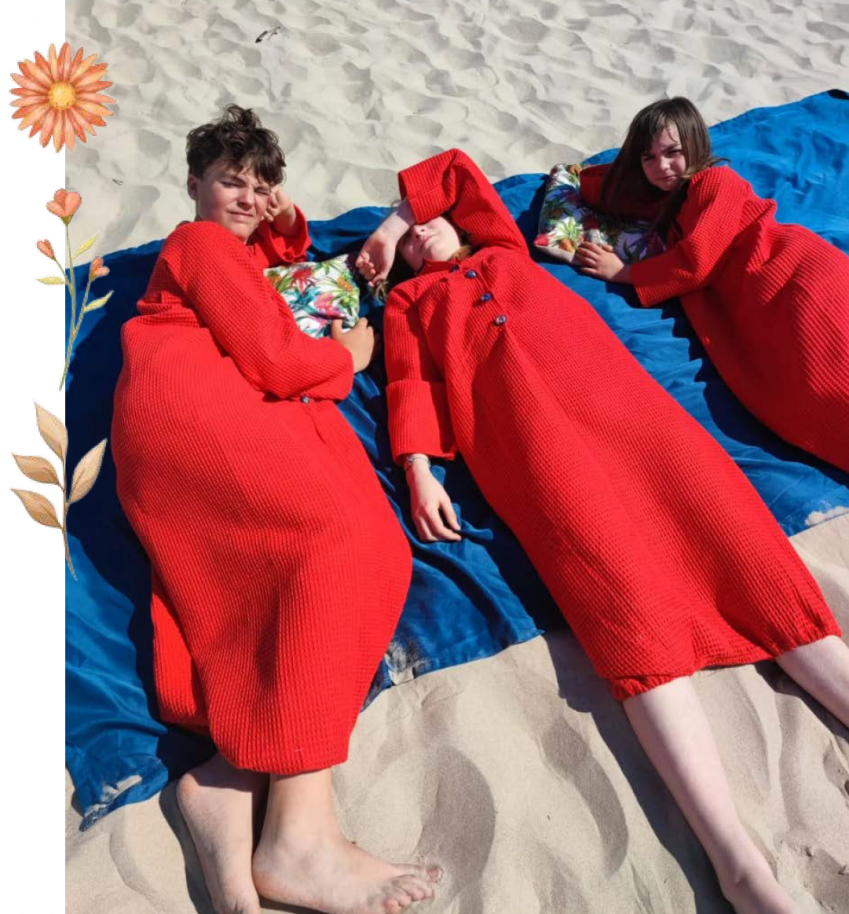 Craquez pour les pyjamas gaston assortis femmes enfants collection capsule matchy matchy fifi au jardin i0