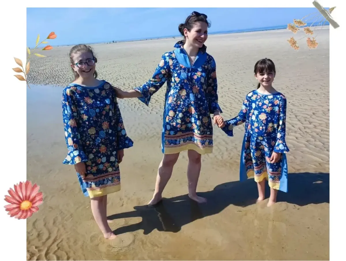Craquez pour les robes ninonnina assorties femmes enfants collection capsule matchy matchy fifi au jardin i0 1