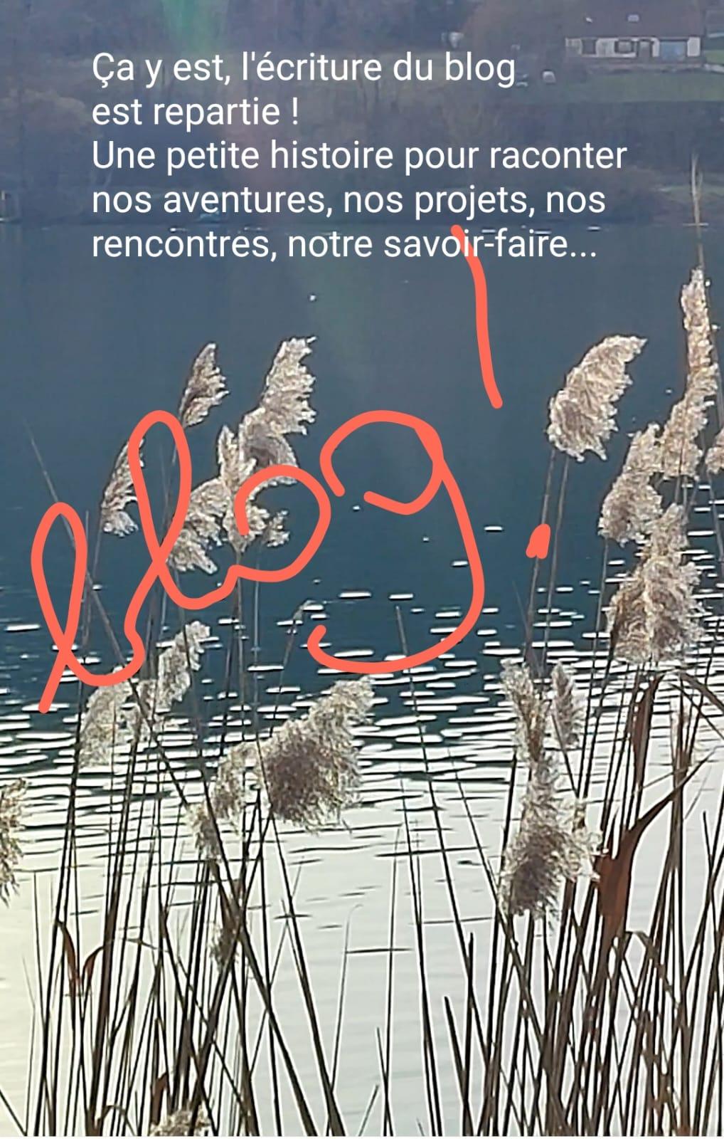 Ecriture du blog fifi au jardin nouveau depart
