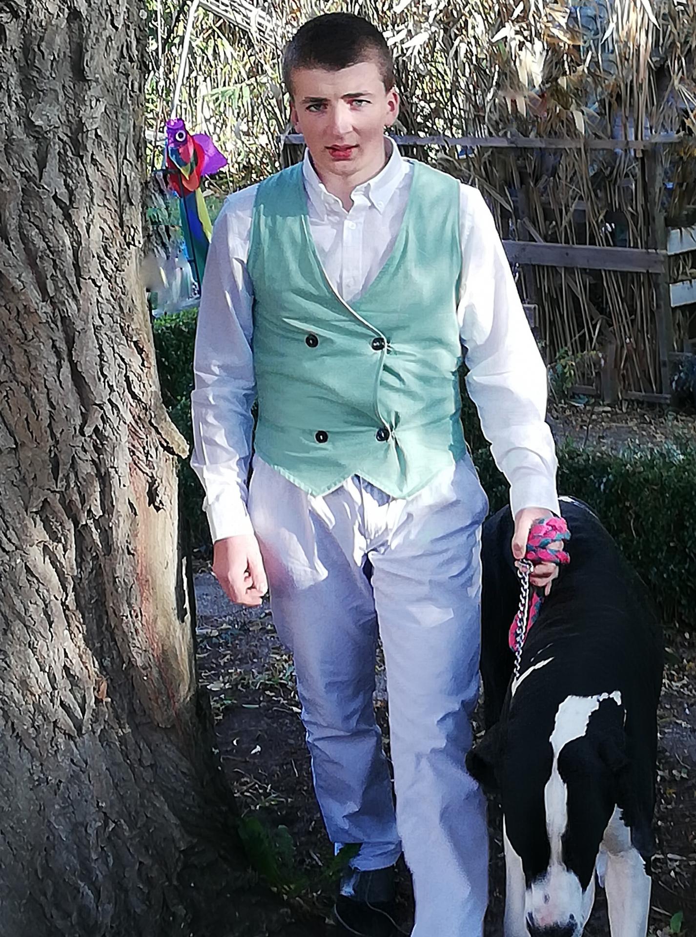Gilet british reversible l elegant vert homme fifi au jardin