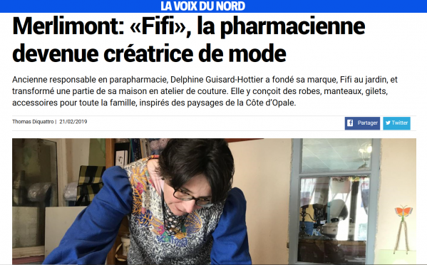 Image fifi au jardin article la voix du nord montreuil du 21 02 2019