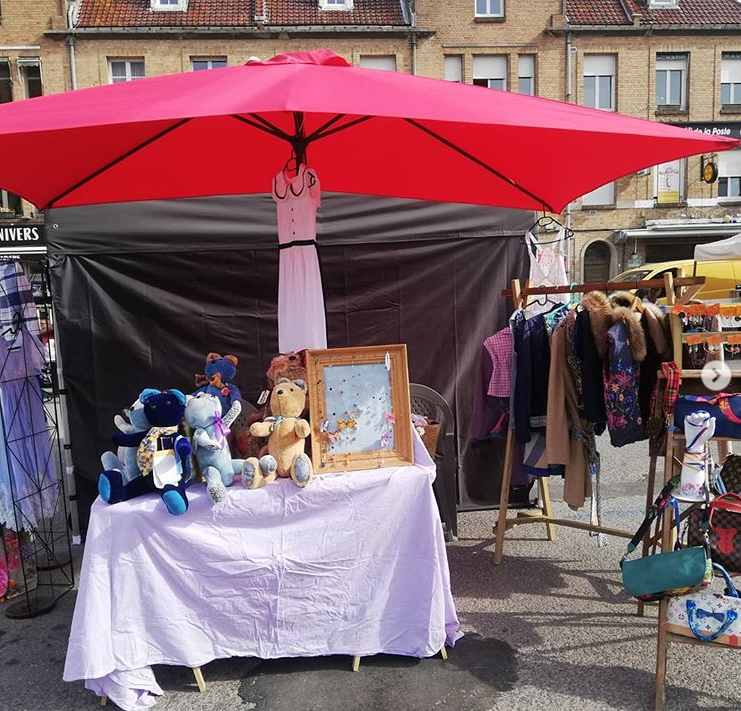 Souvenir du stand de fifi au jardin Les plus beaux dimanches de bergues juillet 2019
