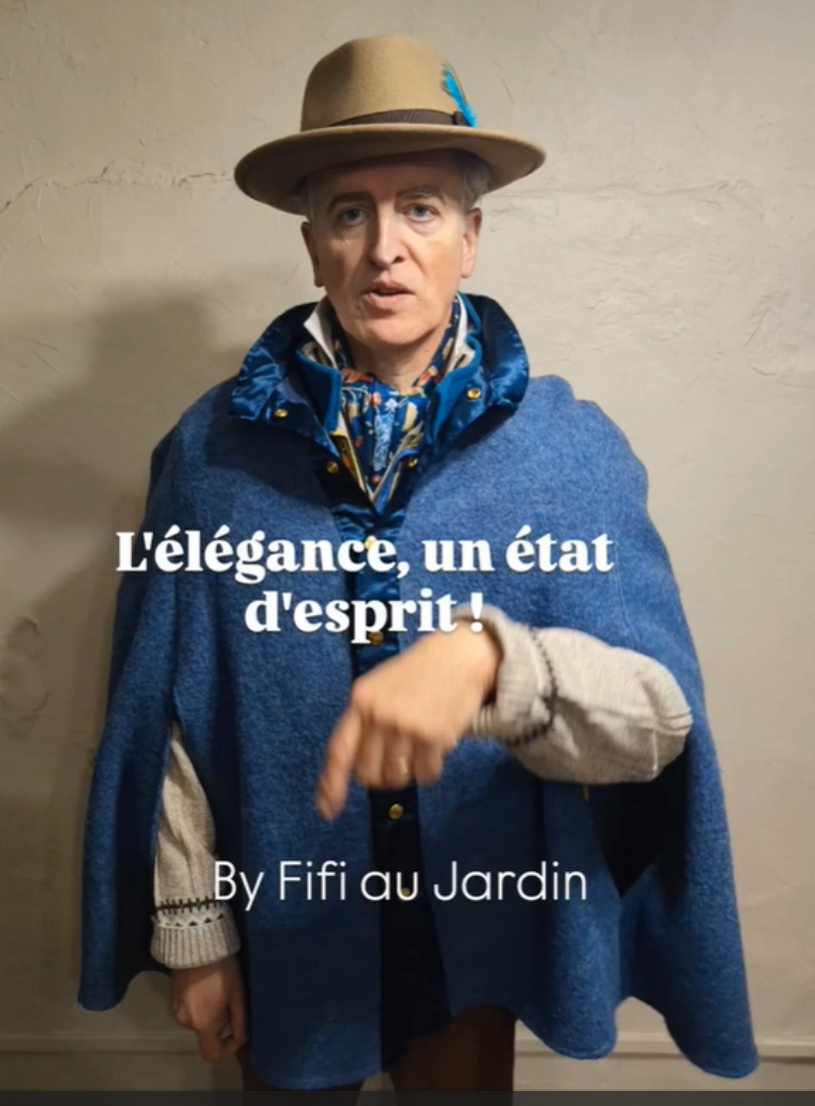 L elegance un etat d esprit tenue hommes par fifi au jardin