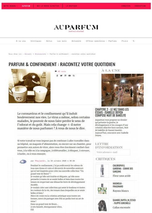Post fifi au jardin pr la collection un grand vent de fleurs sur au parfum 15102020 image