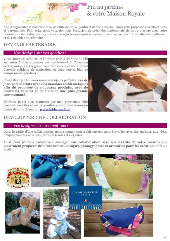 Fifi au jardin et les maisons royales