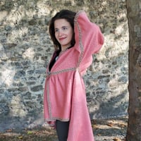 Veste eglantine en laine reversible edition figue maison fifi au jardin i1 1
