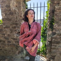 Veste eglantine en laine reversible edition figue maison fifi au jardin i5