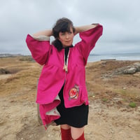 Veste grenade en lin brode edition figue maison fifi au jardin i3