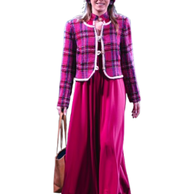 Robe jersey fuschia  